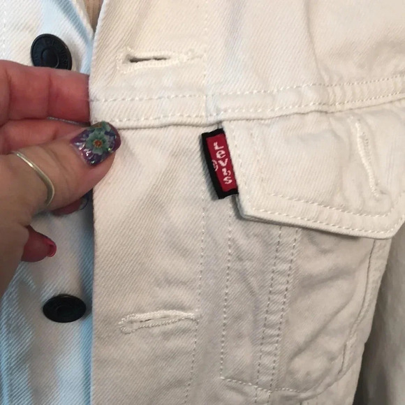 VETEMENTS x LEVIS RE-WORKED CROPPED DENIM JACKET XS *RARE* - Picture 7 of 16